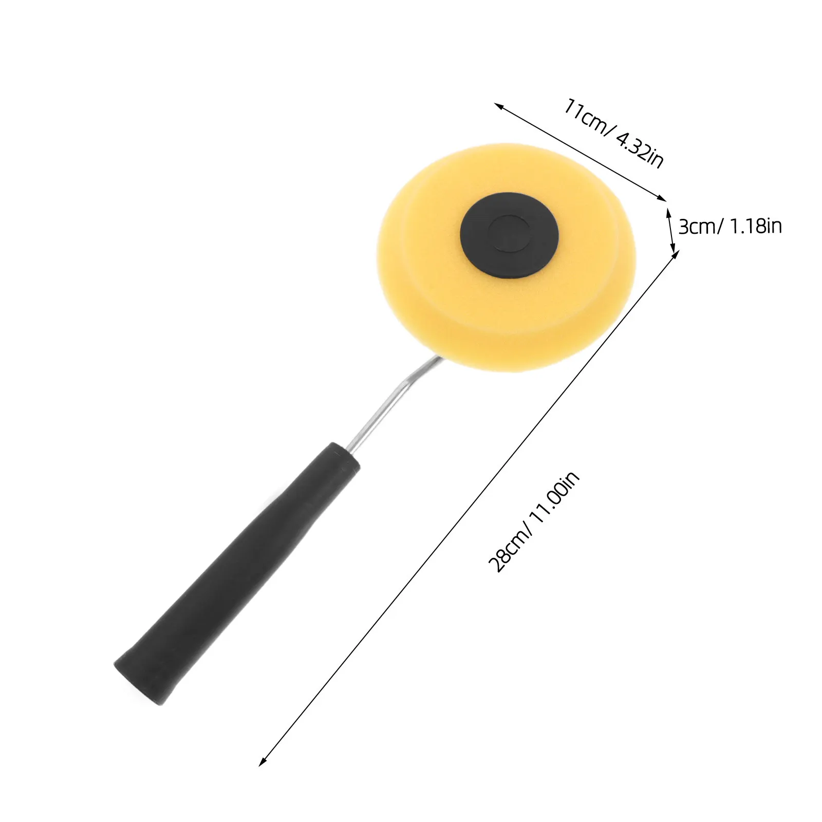 4Pcs Corner Paint Roller High Density Sponge Drywall Corner Roller Tool Paint Edger for Home Office Wall Painting Decorating