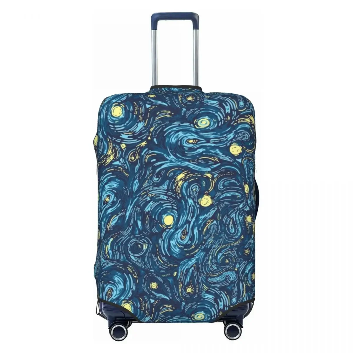 Van Gogh Suitcase Cover Starry Night Fun Cruise Trip Protection Luggage Accesories Flight