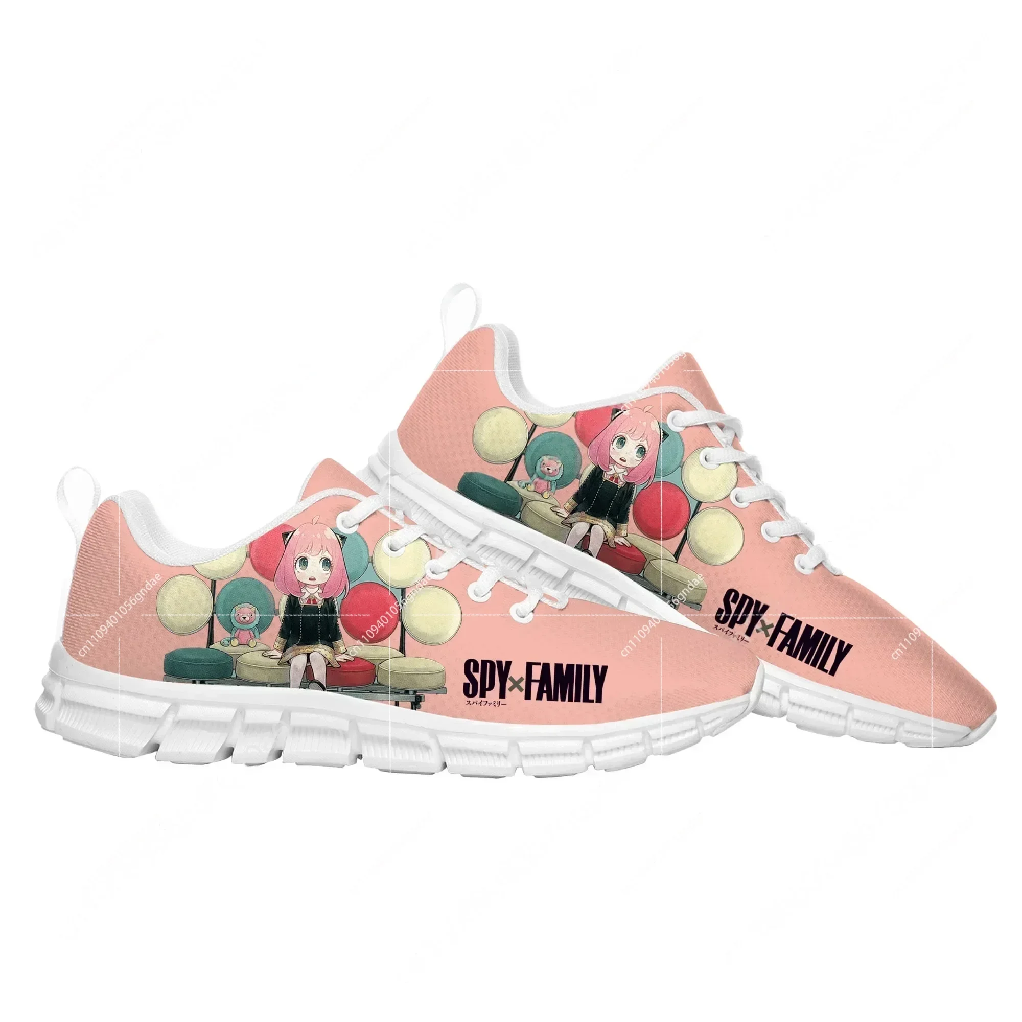 

Spy X Family Anya Forger Sports Shoes Mens Womens Teenager Cute Sneakers Custom High Quality Sneaker Couple Shoe