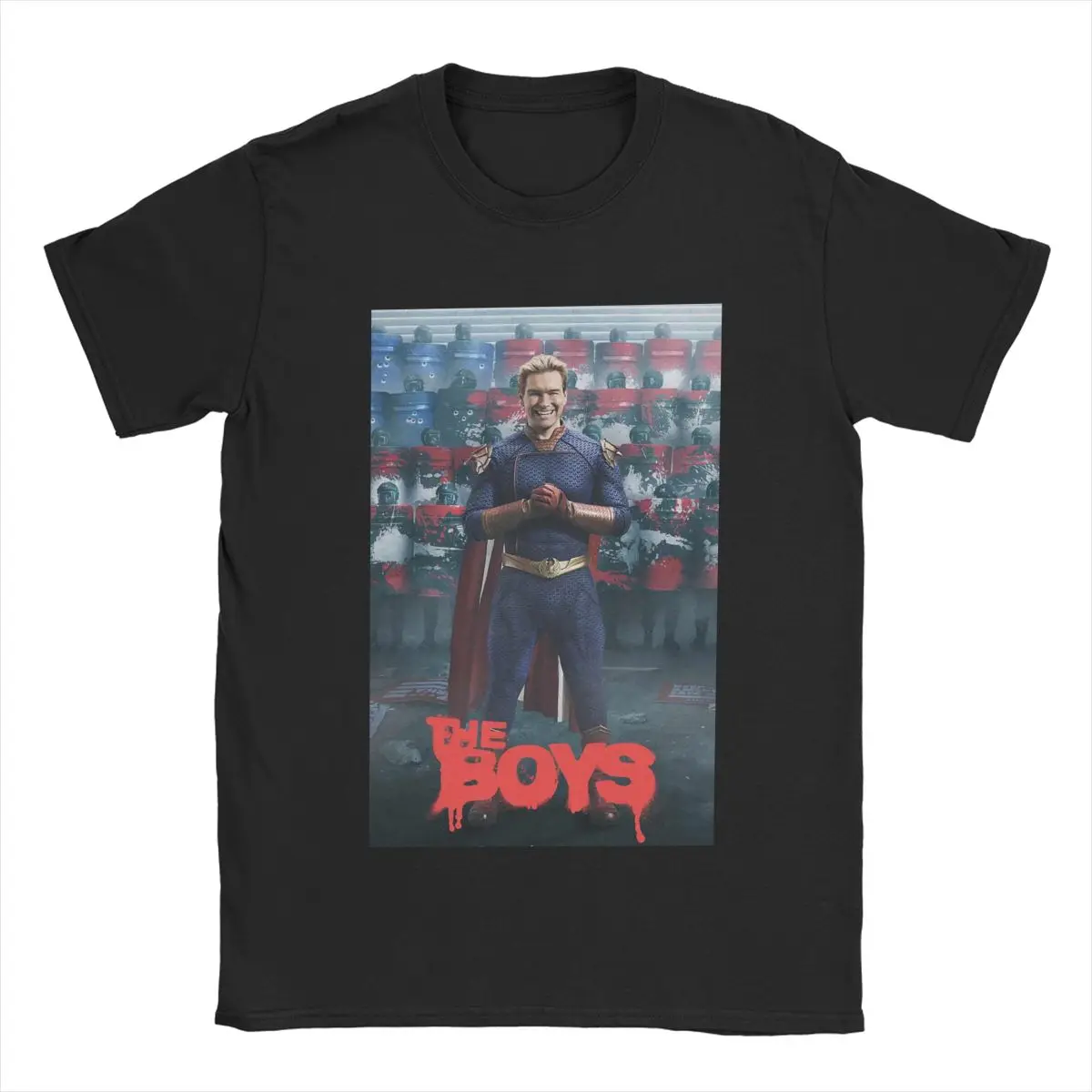 The Boys Season 4 TV Show T Shirts Apparel Men Women Pure Cotton Vintage Billy Butcher Tee Shirt Short Sleeve Clothing Adult