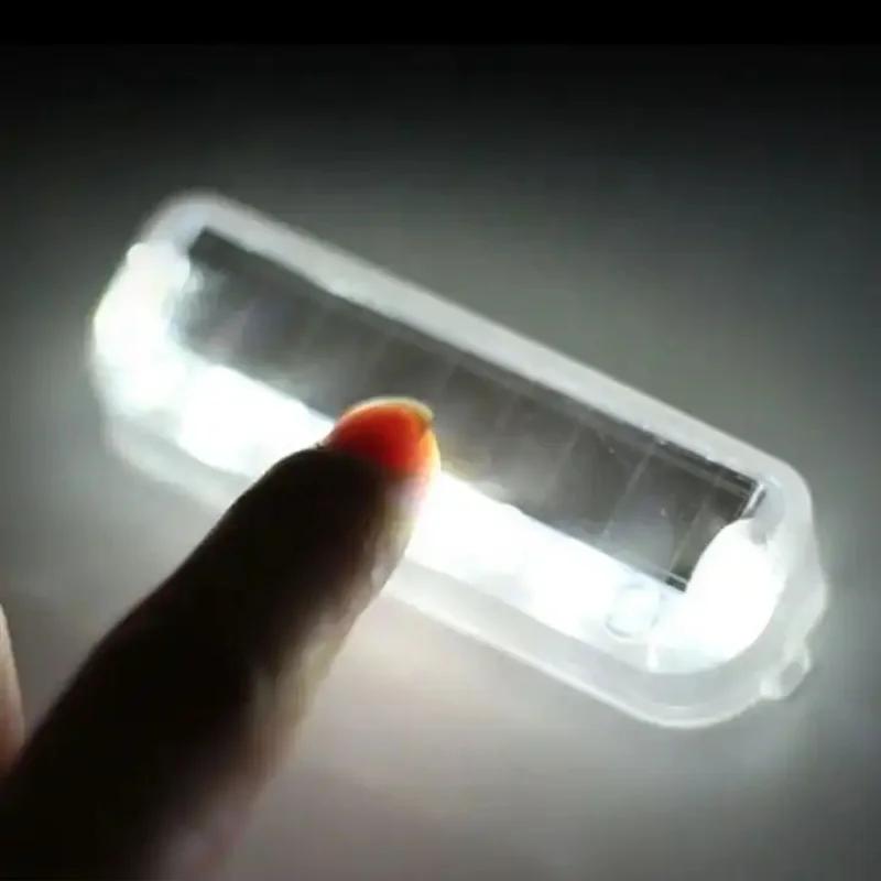 Solar LED Car Anti-rear-end Collision Light Anti-collision Warning Wiring Free Light Vibration Sensor Flashing Breathing Light