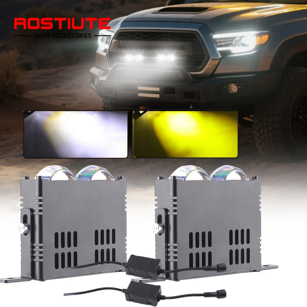 

Car Grill Addtional Spotlights Led Light Bars Long Range DRL LED Bar Driving Fog Lights for Offorad 4X4 SUV Motorcycle 12-24V