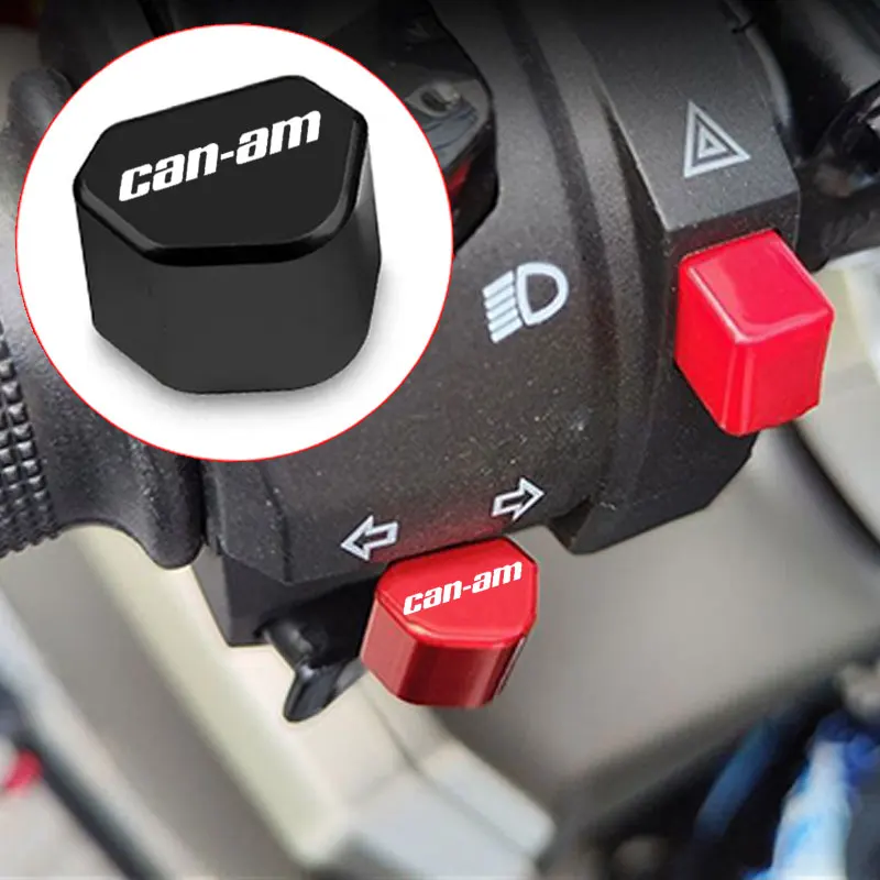 

Motorcycle Switch Button Turn Signal Switch Key Cap For Can Am Outlander 1000 Ryker 900 Renegade 800 Canam Maverick X3 Spyder