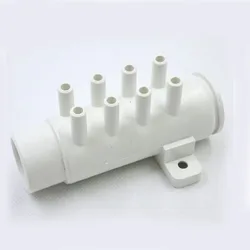 PVC Air Manifold para banheira e banheira de hidromassagem Spa, distribuidor de ar, 8 furos, 1 