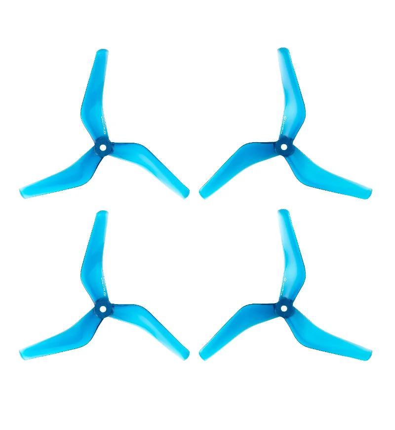 10Pairs AZURE POWER BSP 6145 6.1X4.5X3 3-Blade PC Propeller BIG SMOOTH PROPS for RC FPV Racing 6inch Long Range LR6 Drones