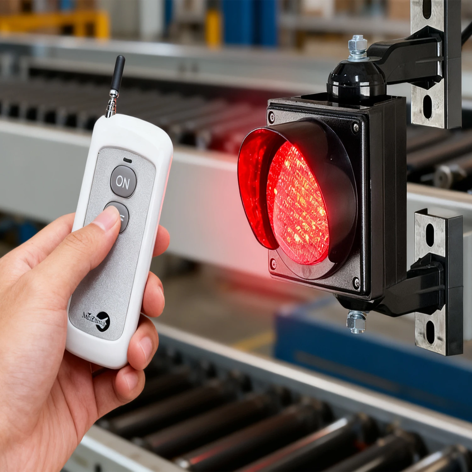 

100mm Diameter Traffic Light with Wireless Remote Control Waterproof And High-Temperature Resistant for Underground Garages And