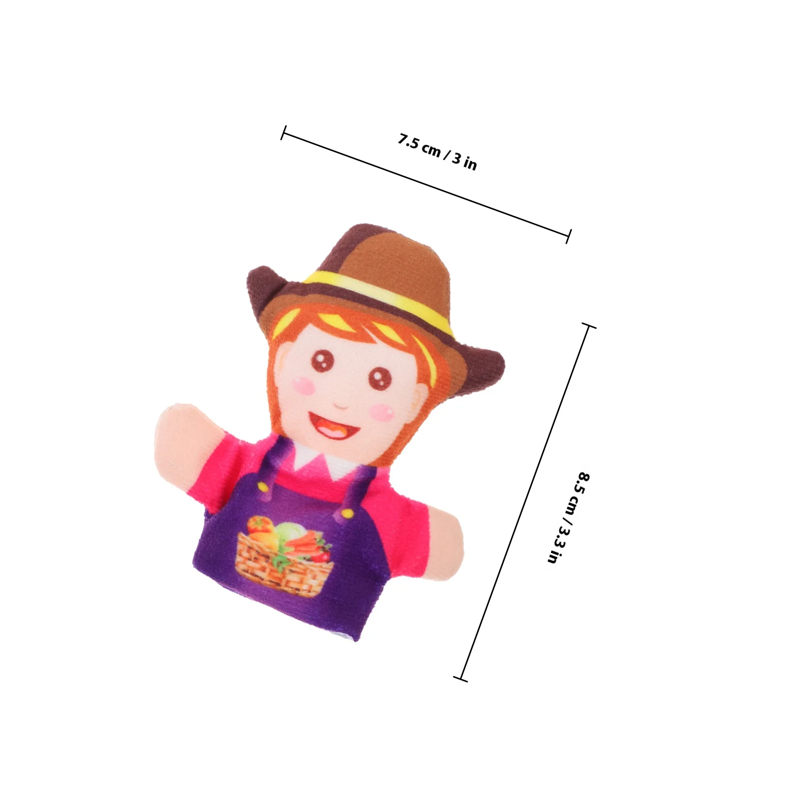 5 pçs fantoches de dedo tema ocupacional fantoches de mão bonitos para crianças interativo história aprendizagem jogo conjunto para crianças