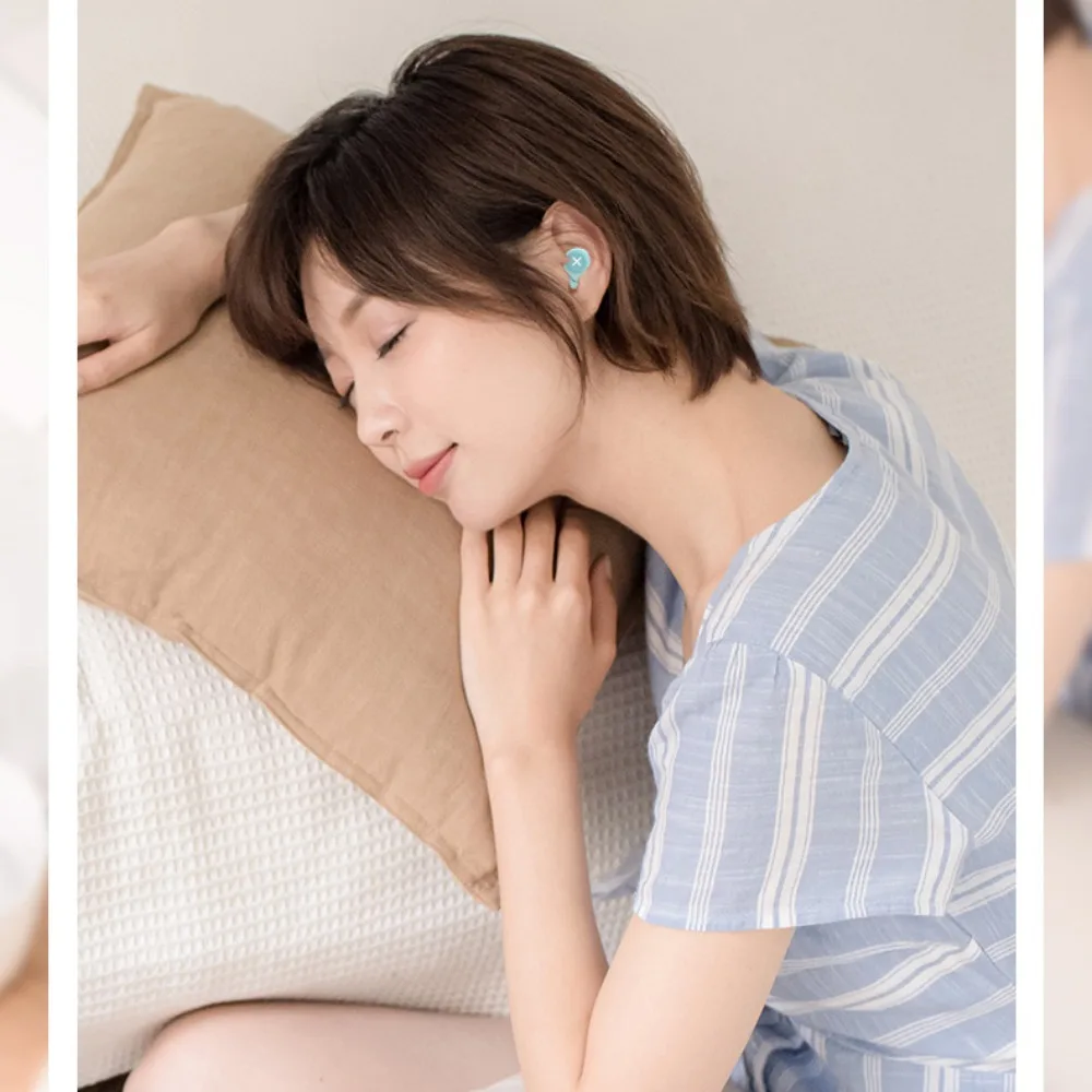 

2PCS/4PCS Soundproof Silicone Noise Earplug Sound Insulation Soft Insulation Earplug Slow Rebound Mute Ear Plugs Sleep Aid