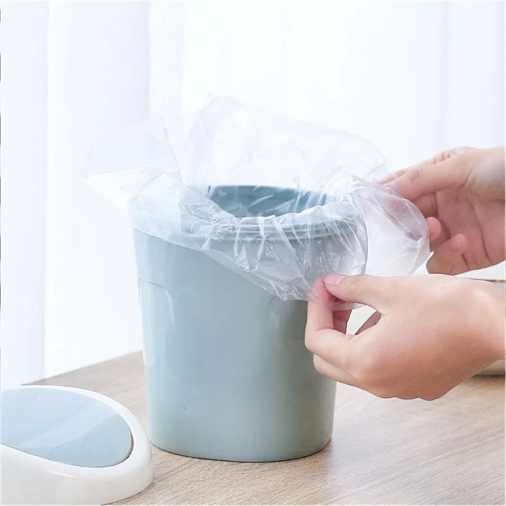 

1Pcs Desktop Flip-Top Trash Can Mini Plastic Garbage Can for Home Kitchen Office Cabinet Drawer Wastebasket Blue