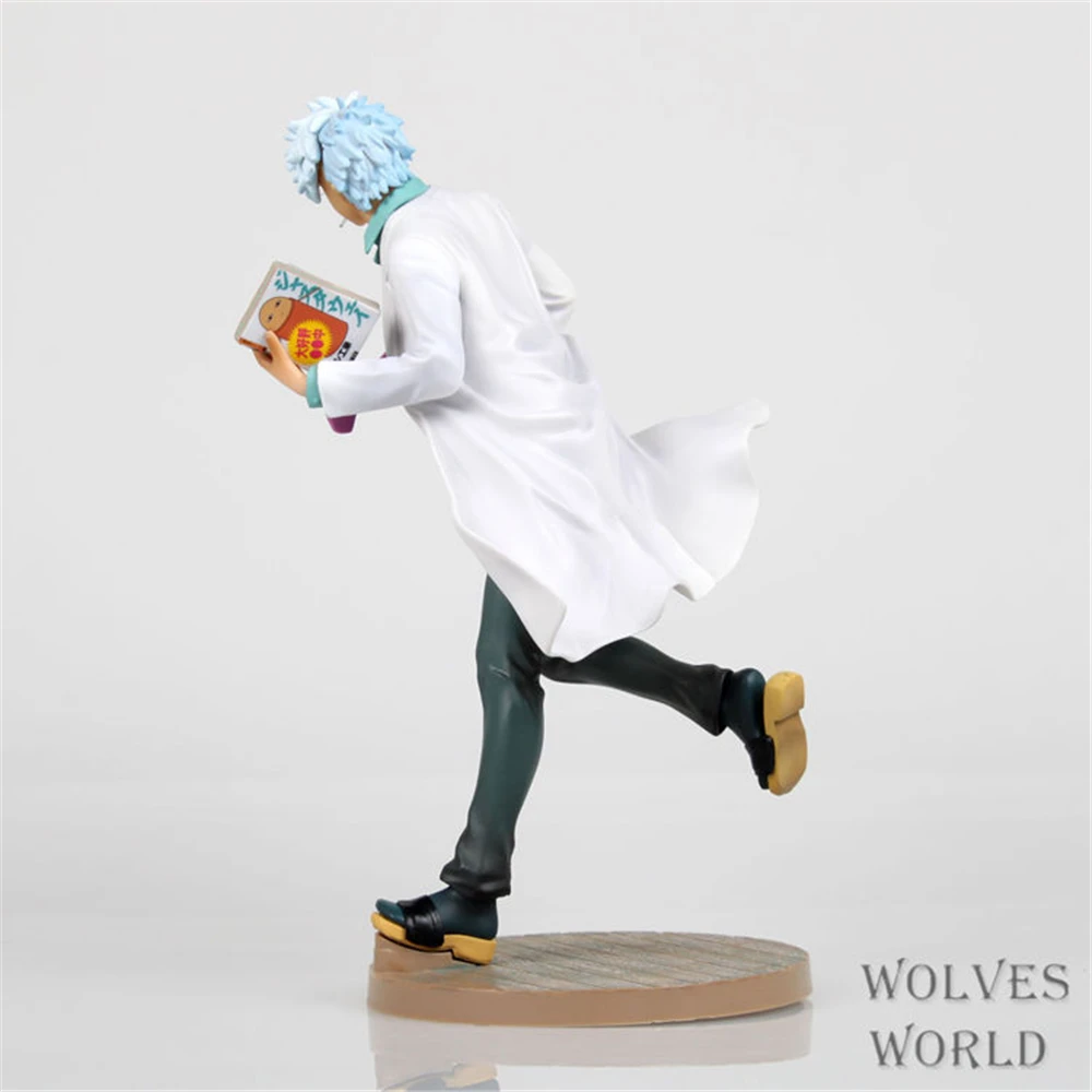 かわいいアニメ坂田銀時 PVC アクションフィギュア像グッズモデル子供のおもちゃ人形ギフト 22 センチメートル