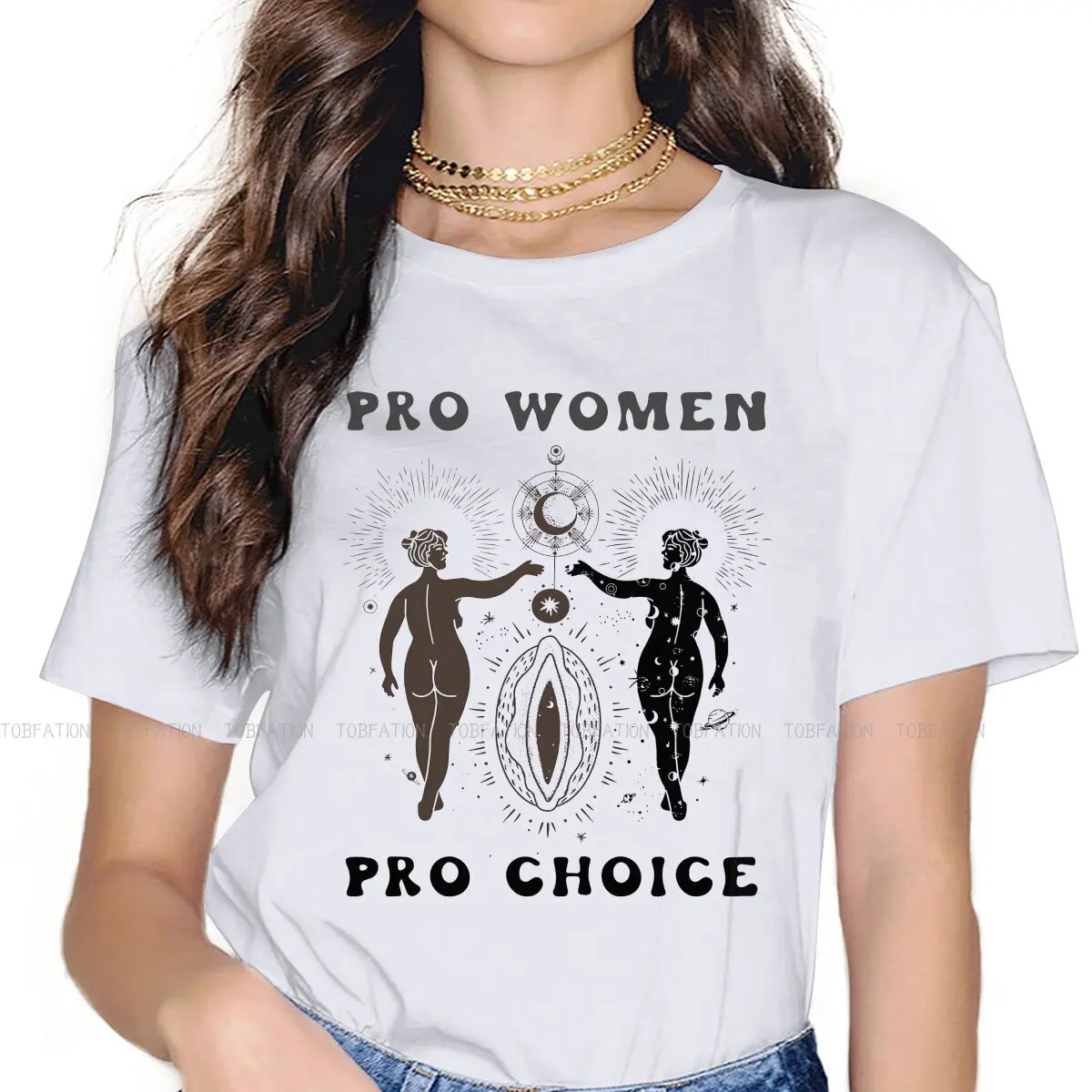 Abortion Rights Women T Shirt Pro Choice Pro Women Classic  Female Tops Harajuku Funny Tees Ladies 4XL Cotton Tshirt