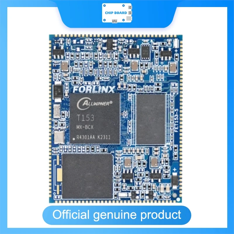 

Forlinx Allwinner T153 Core Board: Industrial ARM Linux SBC with Multi-Core Heterogeneous Architecture