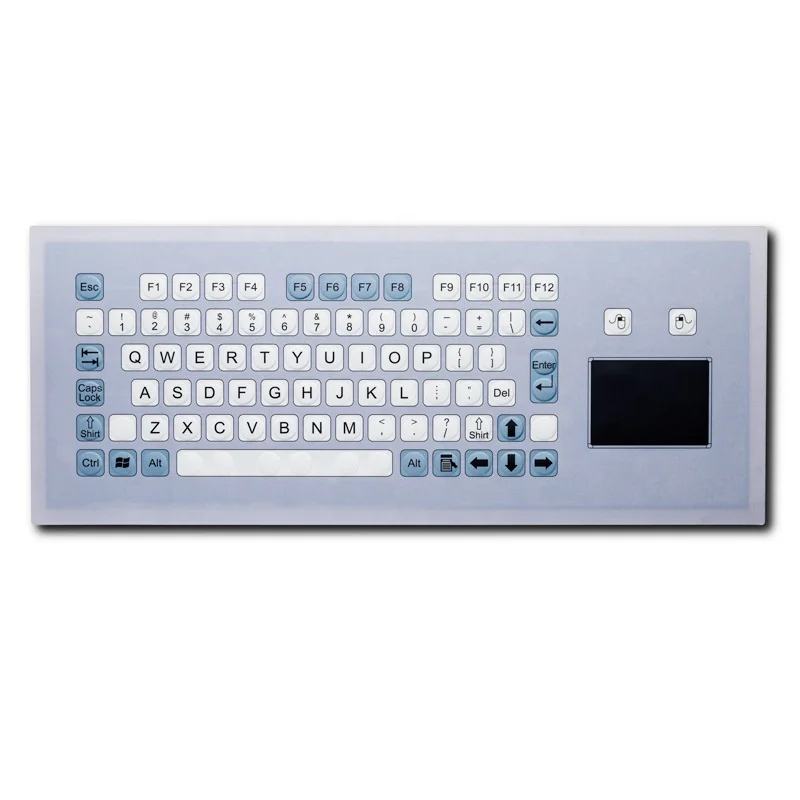 81-Key waterproof, dustproof and rust-proof industrial medical membrane keyboard
