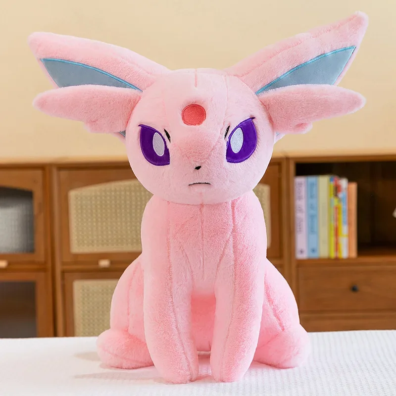 

40cm Pokemon Kawaii Eevee Espeon Plush Toy Cartoon & Cute Stuffed Doll Children's Toy Birthday Present