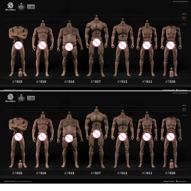 

Worldbox 1/6 Scale AT011 AT012 AT016 AT017 AT018 AT020 AT025 AT027 AT032 Male Body Figure For 12" Action Figure