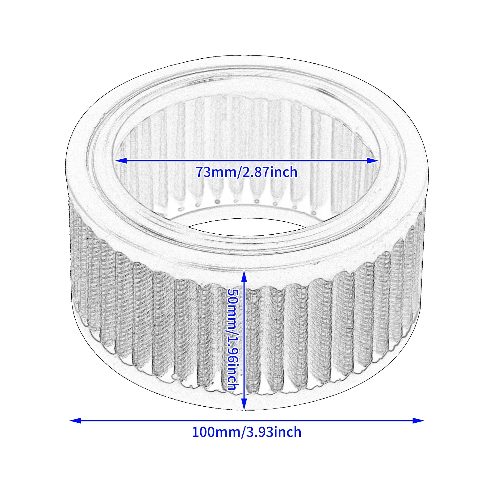 Motorcycle Air Cleaner Intake Element 1PC Air Filter Replacement For Harley Sportster Iron XL 883 XL1200 Nightster 48 72 1991-21