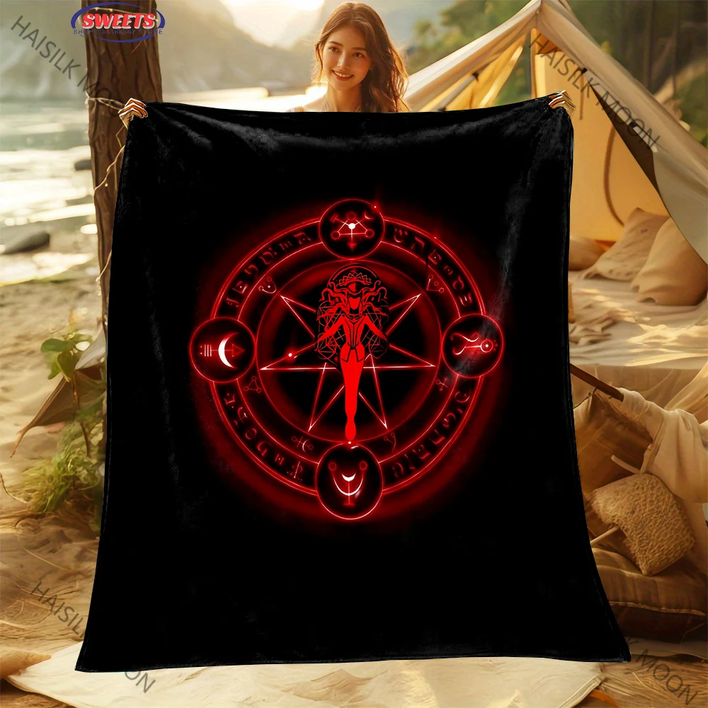 

Одеяло с головой козла демона — уютное мягкое одеяло для мужчин, портативное одеяло для дивана, разные размеры, теплый подарок на день рождения, Рождество