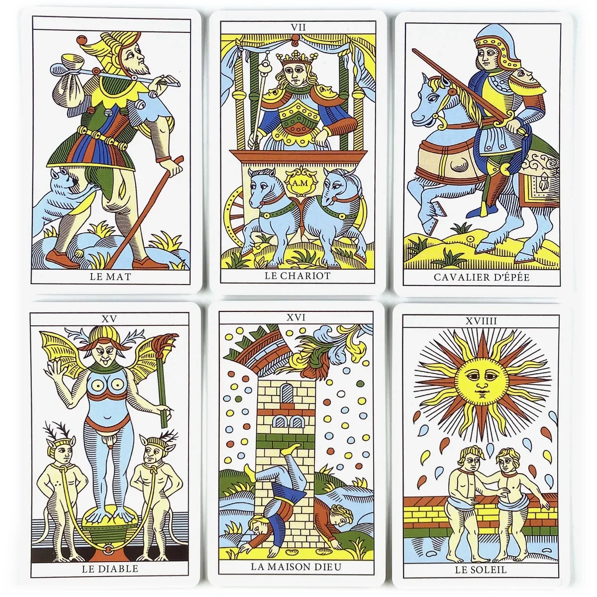 Mini Tarot of Marseille Tarot Deck Leisure Party Table Gameplay Fortune-telling Prophecy Oracle Cards Rozrywka Gra planszowa