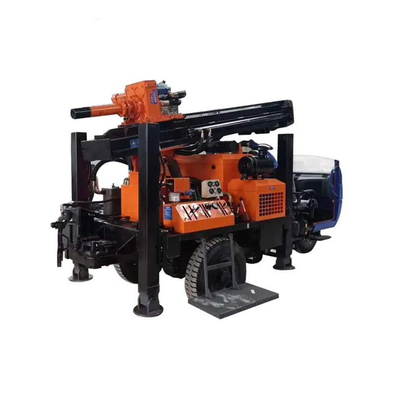 Prezzo della macchina dell'impianto di perforazione dell'acqua del triciclo della macchina mineraria di perforazione della piattaforma di perforazione rotativa in vendita