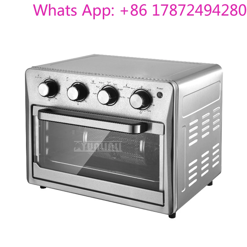 Smokeless Air Fryer Oven Fritadeira Elétrica Kebab Grill Machine Automatic Rotating Friggitrice Ad Aria