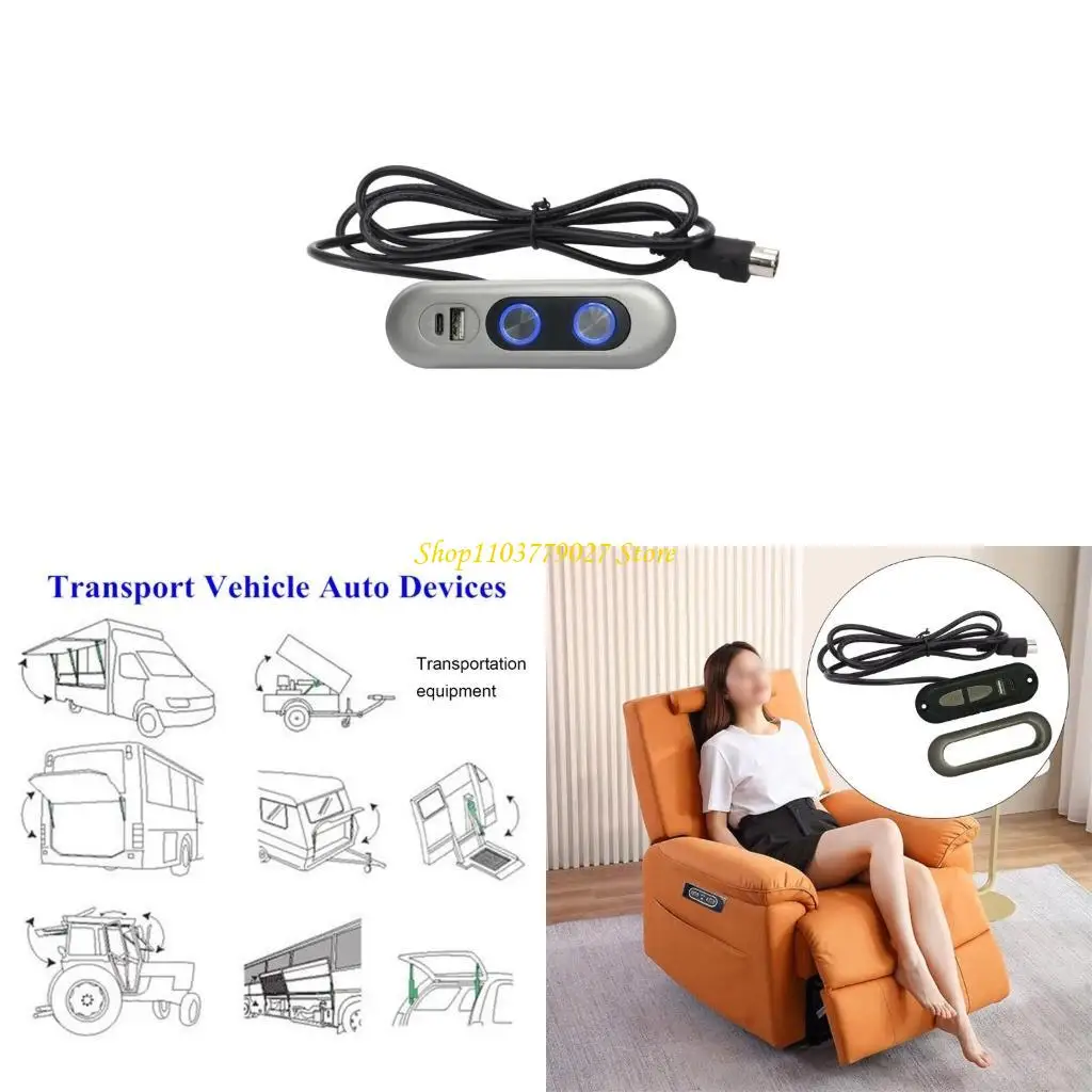

C4DF Electric Dofa Refaner 2 кнопка кнопки ручного управления переключателями
