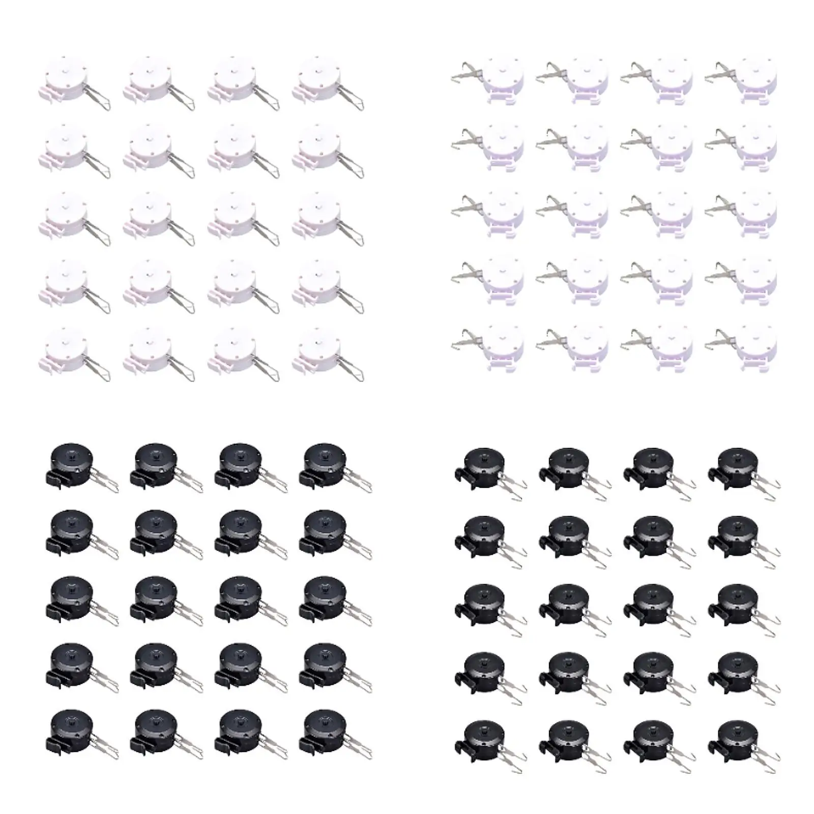 20x Perm Bar Wire Hanging Box Space Saving Reusable Not Easy to Deform Solid Hair Curling Machine Fittings for Professional