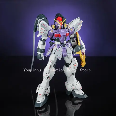 Bandai box MG 1/100 XXXG-01SR2 GUNDAM SANDROCK CUSTOM EW MOBIL SUIT Anime full actionfigur monteringsmodell leksakspresenter för barn 10 best sales Gundam MG modellbyggsats - №10