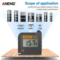 ANENG 168Max Lithium Battery Tester Capacity Digital Universal test Checkered load analyzer Display Check AAA AA Button Cell