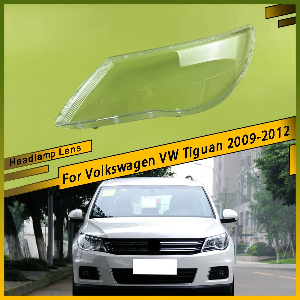 

For Volkswagen VW Tiguan 2009 2010 2011 2012 Headlamp Transparent Cover Headlight Shell Lamp Shade Lampshade Lens Plexiglass