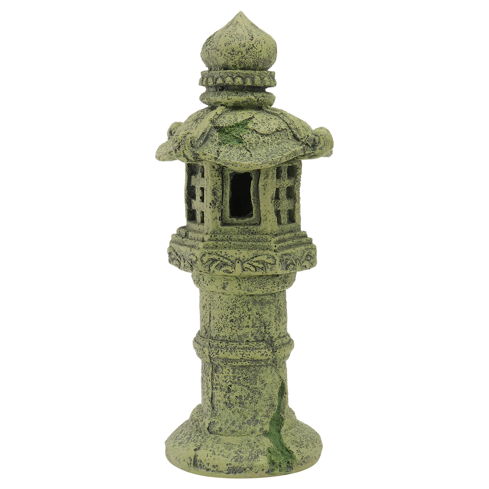 

1Pcs Lamp Post Aquarium Decor Resin Fish Shrimp Hiding Ornament Unique Natural Style Landscaping Adorn Fish Tank Decor