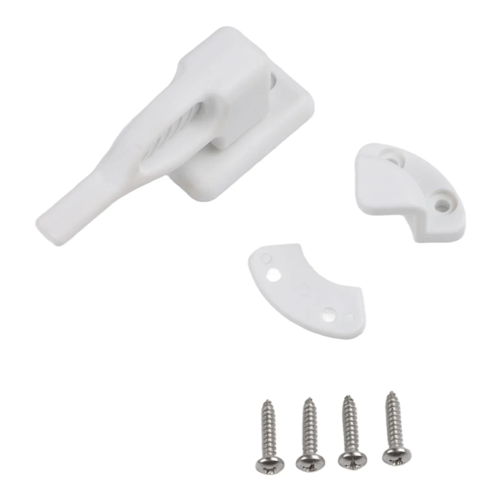 Easy Install Door Mechanism Rotating Latch 97*46mm Door Lock Latch Nylon Material Robust Construction Stylish Finish