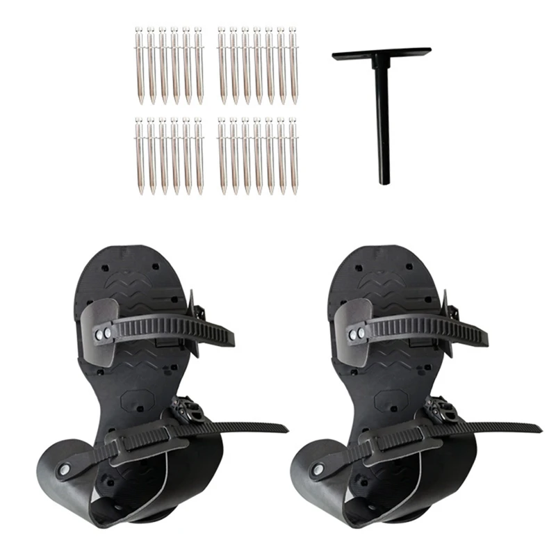 

A26F-Garden Lawn Spikes Aeration Shoes Lawn Aerators Metal Lawn Aerators For Aerating Lawns Effectively Aerate Soil