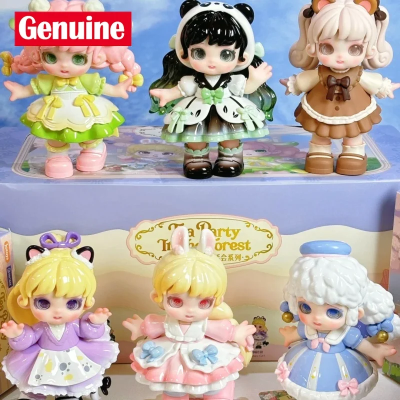 

Authentic Miana Xiaomi Mina Sensen Spirit Tea Party Series Blind Box Collectible Figure Girls Toy Display Trendy Toy Omaments