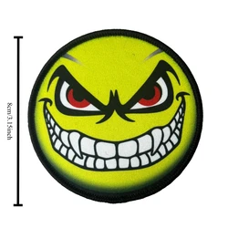 Parche táctico velcro smiley malvado – Moral para mochila y equipo