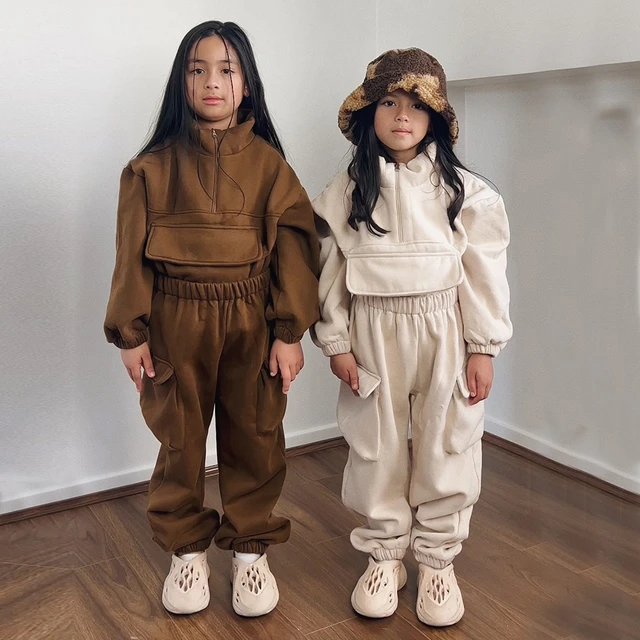 Baby Boys Clothing Set Sweatsuit Pullover Plain Custom Warm Fleece Infant Grils Kids Sweatshirts Pants Children Outfits 2 Pcs AliExpress 1501