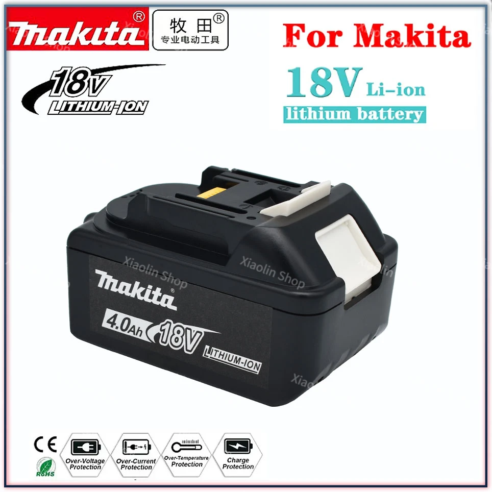 

NEW Original makita 18V 4.0Ah Li-Ion Battery 4000mAh For makita BL1830 BL1815 BL1860 BL1840 Replacement Power Tool Battery