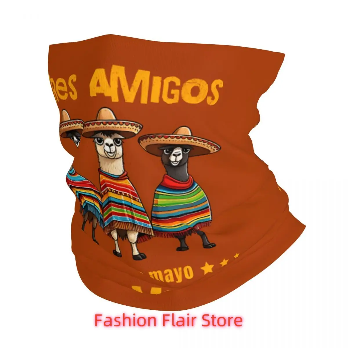 

Tres Amigos, альпаки, ламы Cinco De Mayo бандана, гетры с принтом, Балаклавы, шарф, многофункциональный велосипедный бег для мужчин