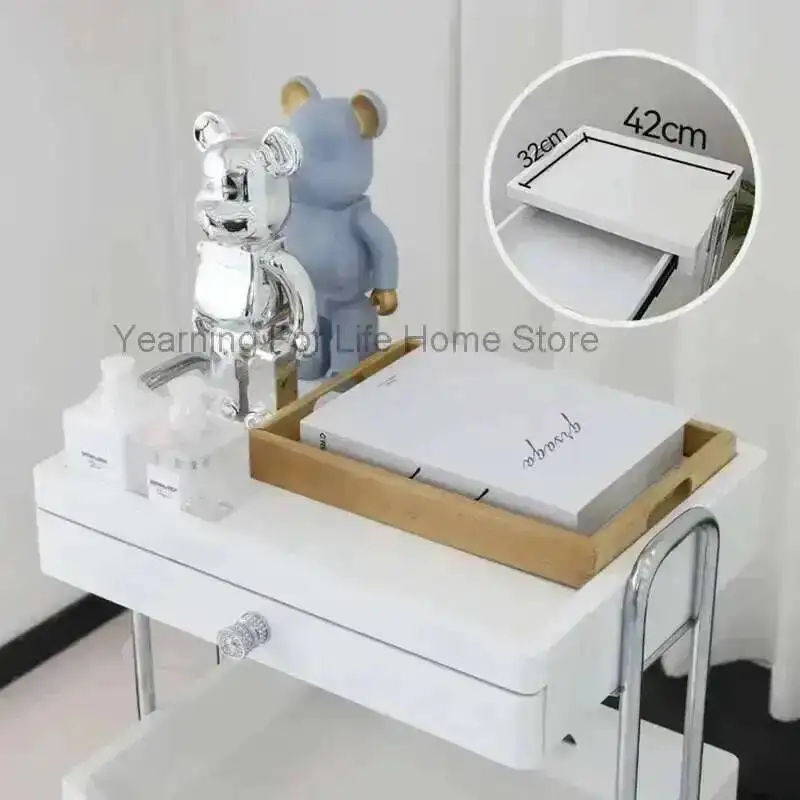 Equipment Salon Furniture Auxiliary Cart Spa Station Professional Household Trolley Storage Wheels Beauty Car Manicure Support