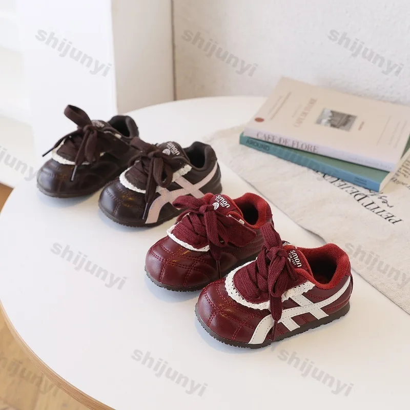 

Children Casual Sports Shoes 2025 Winter Girls Sneakers Anti Slip Fashion Running Shoes Toddler Outdoor Walking Shoes Size 22-30