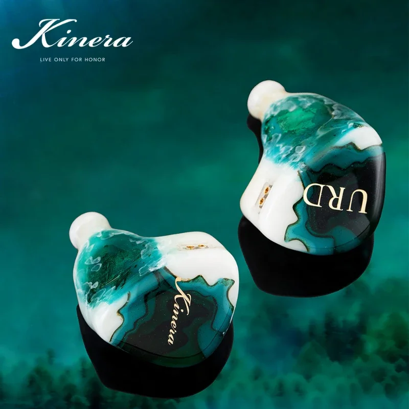 Kinera URD HIFI in-Ear Earphone 2EST+2DD+1BA Hybrid Drivers with 2.5/3.5/4.4mm 2Pin Plug 0.78mm Detachable Cable