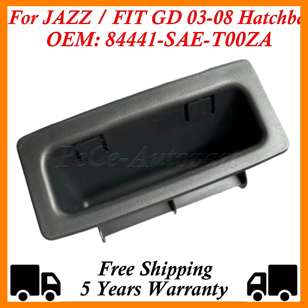Car Tail Gate Trunk Handle For Honda For JAZZ FIT GD 2003-2008 Hatchback Rear Door Hand Grip 84441-SAE-T00ZA