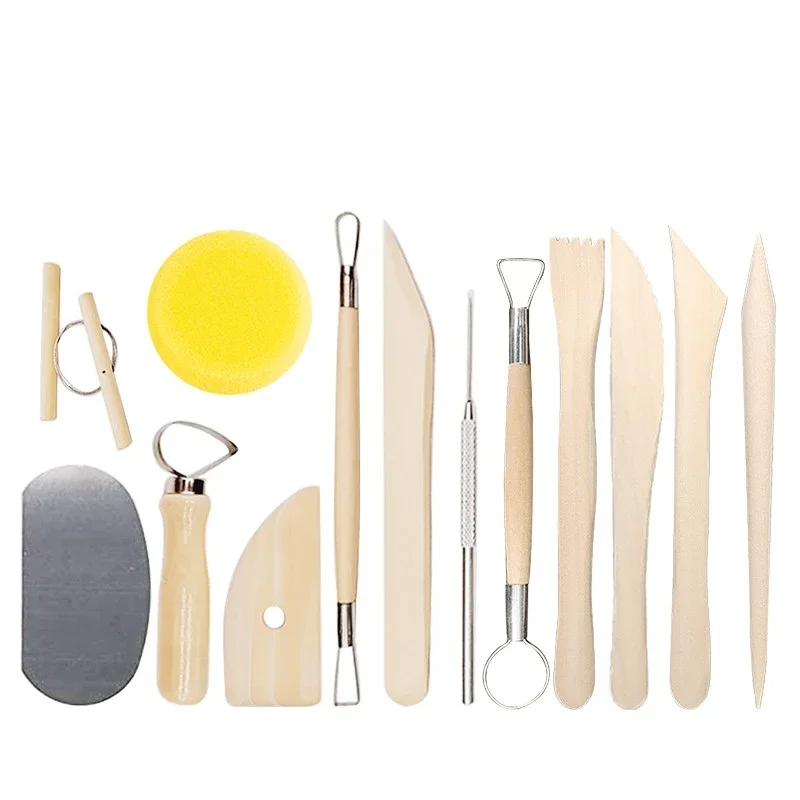 Perfect 13pcs Clay Sculpting Tools for Pottery, Ceramic, Wax Carving, Modeling and Shaping