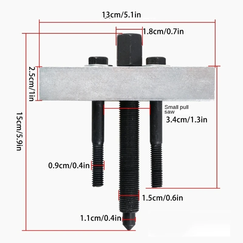 Universal Car Crankshaft Belt Pulley Puller Auto Car Repair Pulley Fan Impeller Puller Motor Steering Wheel Removal Tool