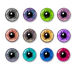 20pcs Flower Heart Eyes Round Pupils Mixed Photo 8mm-20mm Glass Cabochons Dome for DIY Jewelry Making Supplies Findings
