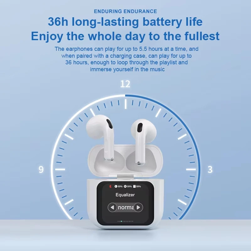 سماعات أذن بلوتوث Air 5 Pro سماعات أذن لاسلكية ENC إلغاء الضوضاء النشطة براعم صغيرة سماعات رياضية سماعة رأس ألعاب أصلية