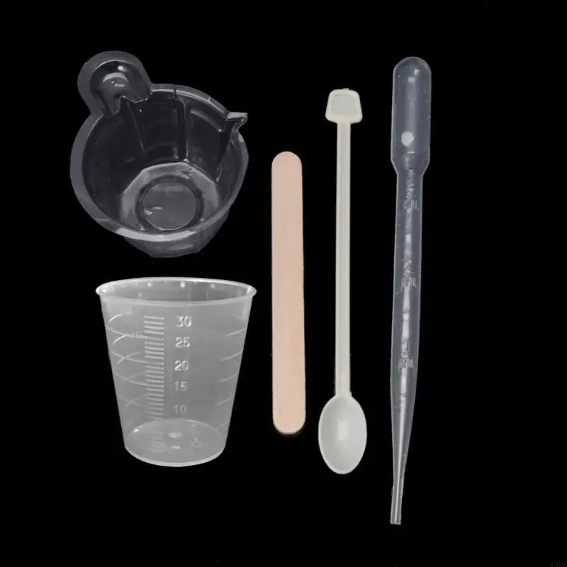 195C Jewelry Making Tool with Stirrers Droppers Spoons Stirred Cups Measuring Cup