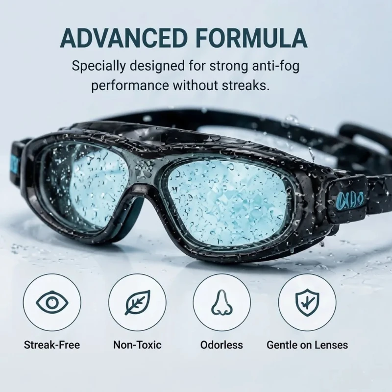 Long Lasting Anti Fog Lens Cleaner Spray Defog Liquid Clear Vision Solution for Swimming Goggles Dive Mask Eyeglass Sports Gear - view 2
