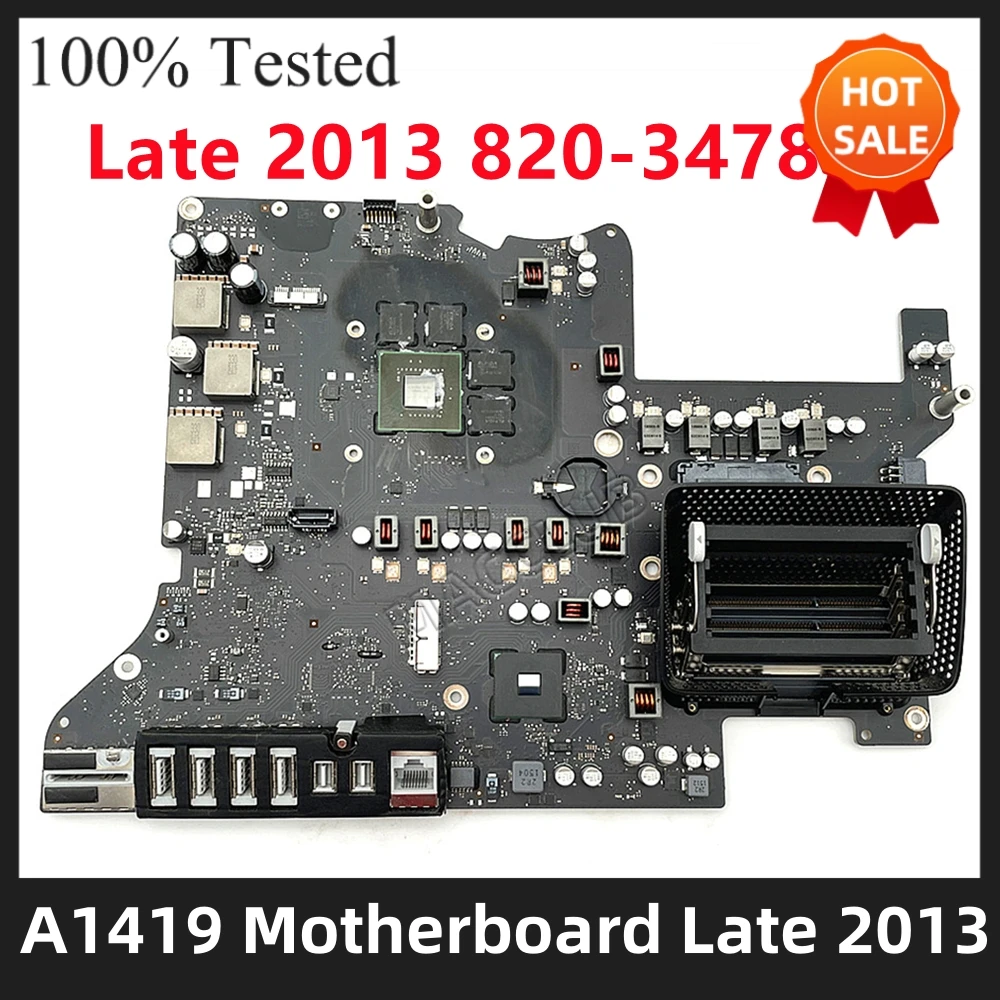 

A1419 motherboard for iMAC A1419 27 LATE 2013 NVIDIA 755M 1GB 820-3478-A Logic Board Motherboard