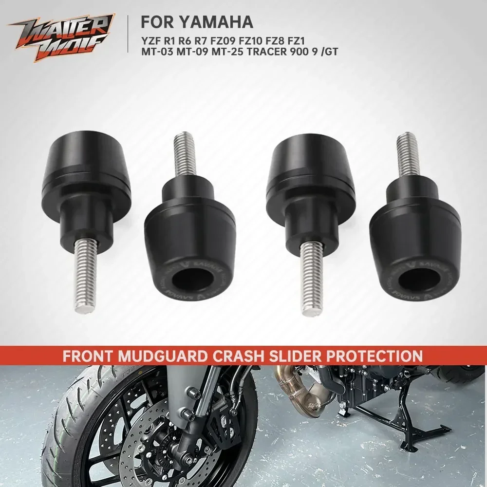 

Tracer 9/GT 900GT Front Fork Mudguard Crash Sliders For Yamaha MT-03 MT-09 MT-10 MT-25 MT-125 YZF R1 R6 R7 R15 R25 R125 FJR1300