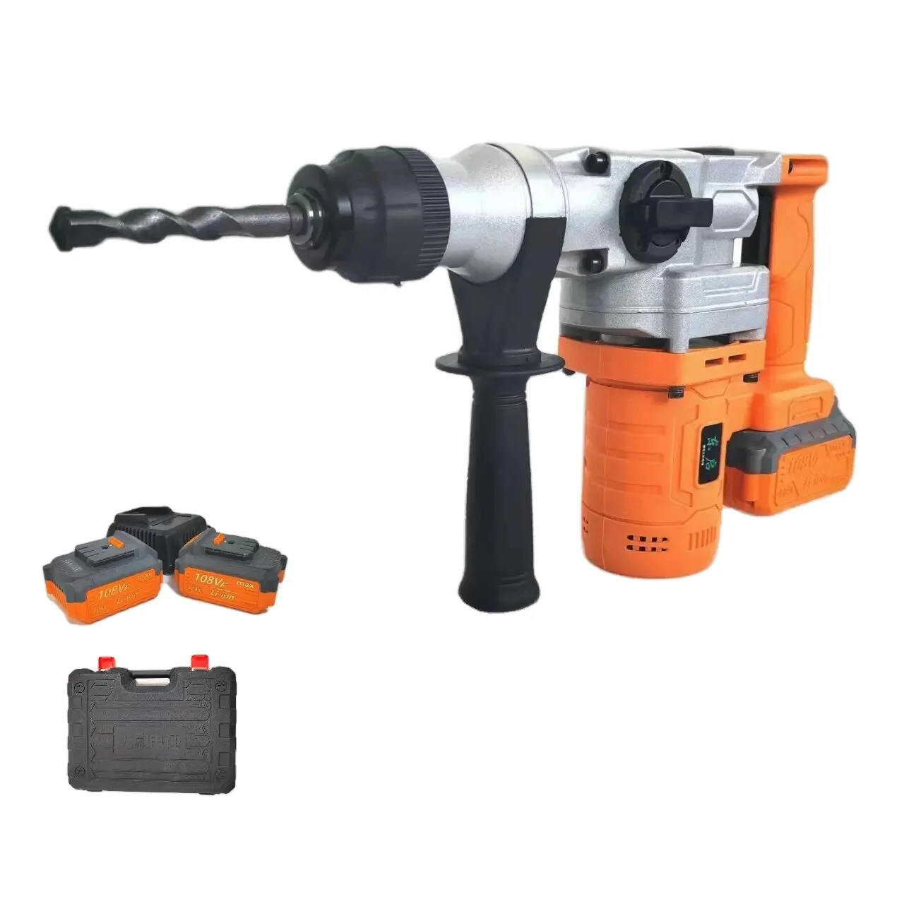 Hot New Product Factory Price 21V Cordless Electric Tool 26mm Lithium Hammer Drill Concrete Wood Drilling Electric Tool Set